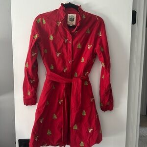 Kiel James Patrick Flannel Holiday Dress